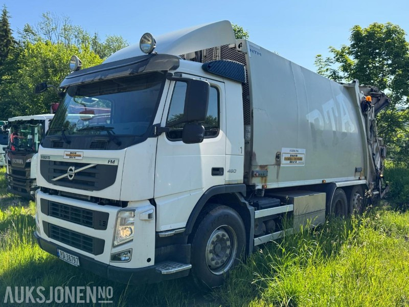 2011 Volvo FM6X2 komprimatorbil med kran / EU-godkjent - Caminhão de lixo: foto 1 2011 Volvo FM6X2 komprimatorbil med kran / EU-godkjent - Caminhão de lixo: foto 1