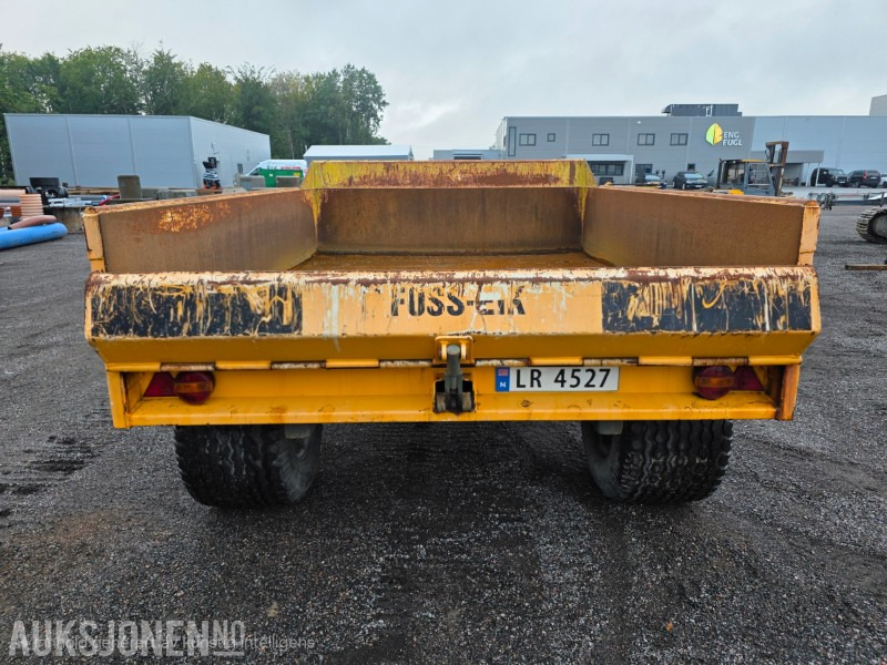 2012 Foss-eik dumperhenger hydraulisk med baklem - Tillatt totaltvekt 10400 kg - Equipamento de construção: foto 4 2012 Foss-eik dumperhenger hydraulisk med baklem - Tillatt totaltvekt 10400 kg - Equipamento de construção: foto 4