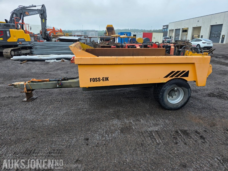 2012 Foss-eik dumperhenger hydraulisk med baklem - Tillatt totaltvekt 10400 kg - Equipamento de construção: foto 2 2012 Foss-eik dumperhenger hydraulisk med baklem - Tillatt totaltvekt 10400 kg - Equipamento de construção: foto 2