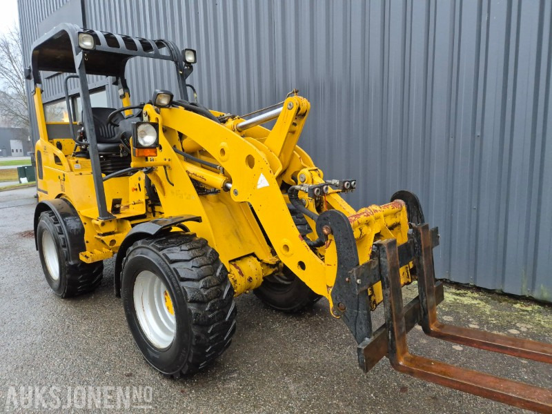 2012 Job-Mann 303-50WL KUN 1635 timer pallegaffel og skuffe - Pá carregadora de rodas: foto 2 2012 Job-Mann 303-50WL KUN 1635 timer pallegaffel og skuffe - Pá carregadora de rodas: foto 2