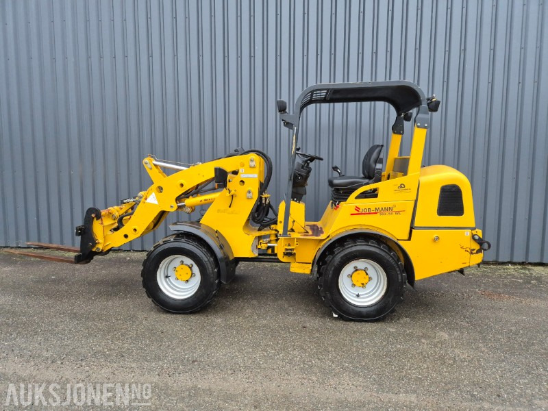 2012 Job-Mann 303-50WL KUN 1635 timer pallegaffel og skuffe - Pá carregadora de rodas: foto 3 2012 Job-Mann 303-50WL KUN 1635 timer pallegaffel og skuffe - Pá carregadora de rodas: foto 3