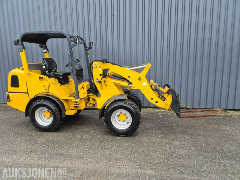 2012 Job-Mann 303-50WL KUN 1635 timer pallegaffel og skuffe - Pá carregadora de rodas: foto 5 2012 Job-Mann 303-50WL KUN 1635 timer pallegaffel og skuffe - Pá carregadora de rodas: foto 5