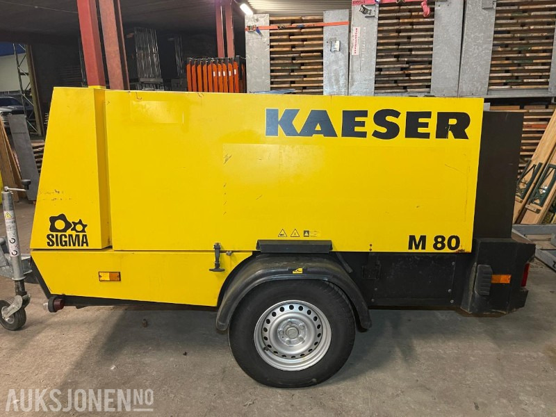2012 Kaeser M 80 Tilhenger kompressor - Equipamento de construção: foto 2 2012 Kaeser M 80 Tilhenger kompressor - Equipamento de construção: foto 2