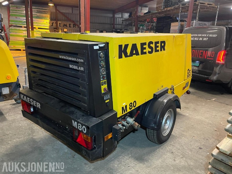 2012 Kaeser M 80 Tilhenger kompressor - Equipamento de construção: foto 4 2012 Kaeser M 80 Tilhenger kompressor - Equipamento de construção: foto 4
