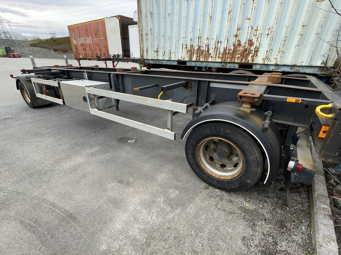 2013 HFR 2 Axle Full Trailer Containerchassie. 2 akslet. - Reboque transportador de contêineres/ Caixa móvel: foto 3 2013 HFR 2 Axle Full Trailer Containerchassie. 2 akslet. - Reboque transportador de contêineres/ Caixa móvel: foto 3