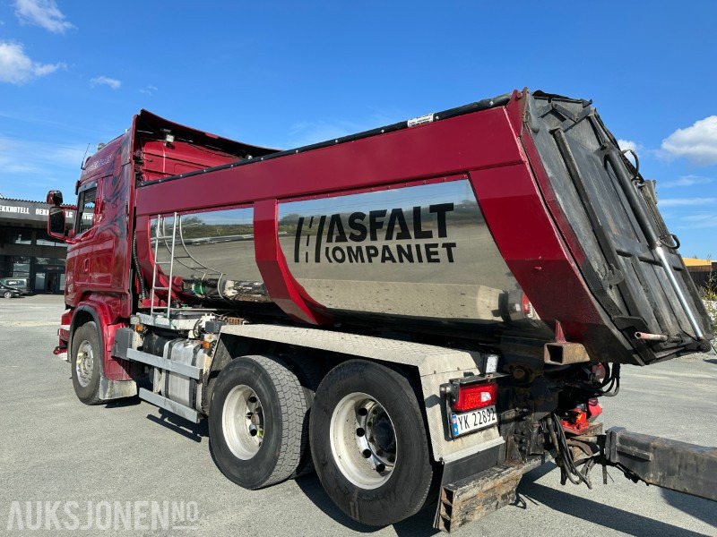 2013 Scania Scania R500 tippbil med asfaltbalje og tilhenger - Camião basculante: foto 4 2013 Scania Scania R500 tippbil med asfaltbalje og tilhenger - Camião basculante: foto 4