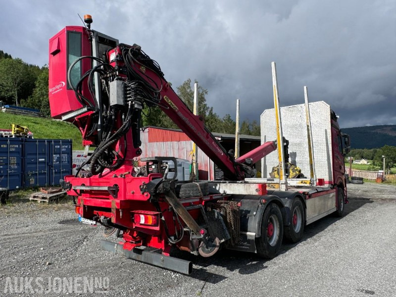 2014 Mercedes-Benz Actros 2663 - 6x4 - Tømmerbil med Palfinger Epsilon Tømmerkran med hytte - Navreduksjon - Camião de transporte de madeira, Camião grua: foto 4 2014 Mercedes-Benz Actros 2663 - 6x4 - Tømmerbil med Palfinger Epsilon Tømmerkran med hytte - Navreduksjon - Camião de transporte de madeira, Camião grua: foto 4