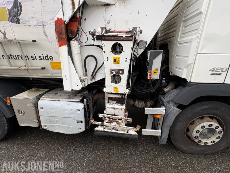 2014 Volvo FM420 EURO 6 sidelaster / komprimatorbil / renovasjonsbil - EU godkjent til 31.08.2026 - Caminhão de lixo: foto 5 2014 Volvo FM420 EURO 6 sidelaster / komprimatorbil / renovasjonsbil - EU godkjent til 31.08.2026 - Caminhão de lixo: foto 5