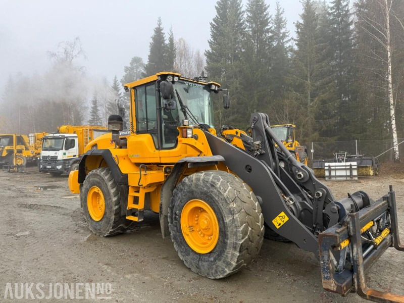 2014 Volvo L120G hjullaster, 7763 timer, Hydr. pallegaffel, nylig service og årskontroll - Pá carregadora de rodas: foto 3 2014 Volvo L120G hjullaster, 7763 timer, Hydr. pallegaffel, nylig service og årskontroll - Pá carregadora de rodas: foto 3