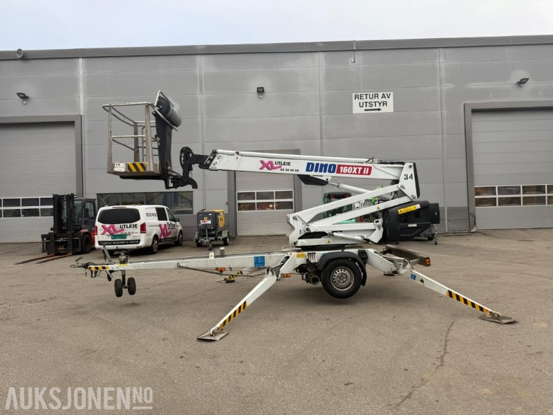 2015 Dino 160XT TILHENGERLIFT SERVICEHISTORIKK. - Plataforma aérea: foto 1 2015 Dino 160XT TILHENGERLIFT SERVICEHISTORIKK. - Plataforma aérea: foto 1