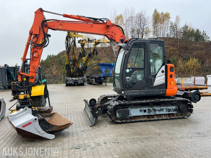 2015 Hitachi ZX-85-US-5 - Rail maskin med mye utstyr! - Escavadeira: foto 2 2015 Hitachi ZX-85-US-5 - Rail maskin med mye utstyr! - Escavadeira: foto 2