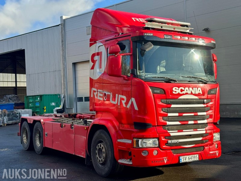 2015 Scania R490-6x2-Euro6T- Eu-godkjent til 01/26 - Km: 379186 - Camião polibenne: foto 2 2015 Scania R490-6x2-Euro6T- Eu-godkjent til 01/26 - Km: 379186 - Camião polibenne: foto 2
