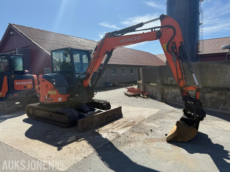 2016 Hitachi ZX55U-5A BELTEGRAVER- SERVICEHISTORIKK. - Escavadeira: foto 3 2016 Hitachi ZX55U-5A BELTEGRAVER- SERVICEHISTORIKK. - Escavadeira: foto 3