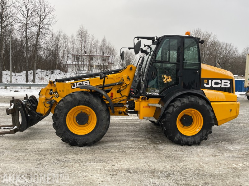 2016 JCB TM 320S 4WD hjullaster med teleskop, to skuffer, pallegafler, og kun 1732 timer - Pá carregadora de rodas: foto 3 2016 JCB TM 320S 4WD hjullaster med teleskop, to skuffer, pallegafler, og kun 1732 timer - Pá carregadora de rodas: foto 3
