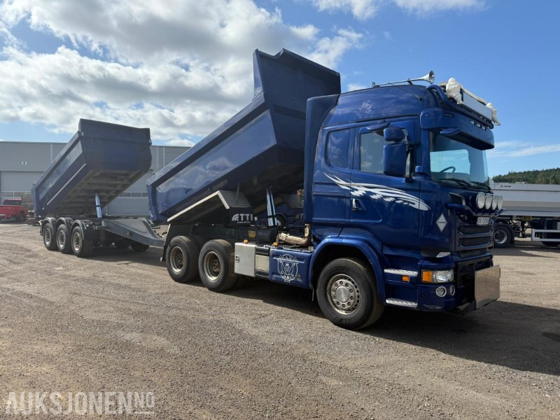 2016 Scania R730 6X4 Euro6 TIPPBIL M/ NOR SLEP HENGER BRØYTERIGGET NYLIG EU GODKJENT. - Camião basculante: foto 4 2016 Scania R730 6X4 Euro6 TIPPBIL M/ NOR SLEP HENGER BRØYTERIGGET NYLIG EU GODKJENT. - Camião basculante: foto 4