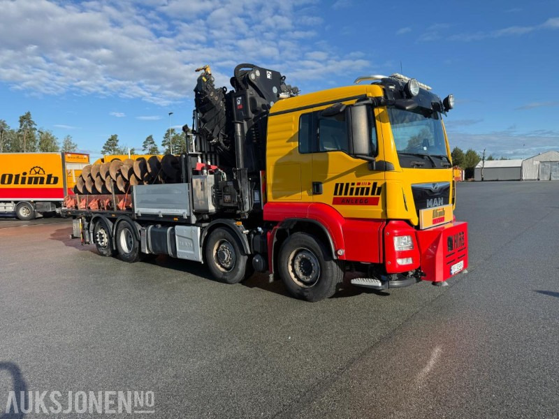2017 MAN TGS 35.500 KRANBIL M/HIAB X-HIPRO 548 KRAN 8X4 HYDRODRIVE SERVICEHISTORIKK LAV KM. - Camião grua: foto 4 2017 MAN TGS 35.500 KRANBIL M/HIAB X-HIPRO 548 KRAN 8X4 HYDRODRIVE SERVICEHISTORIKK LAV KM. - Camião grua: foto 4