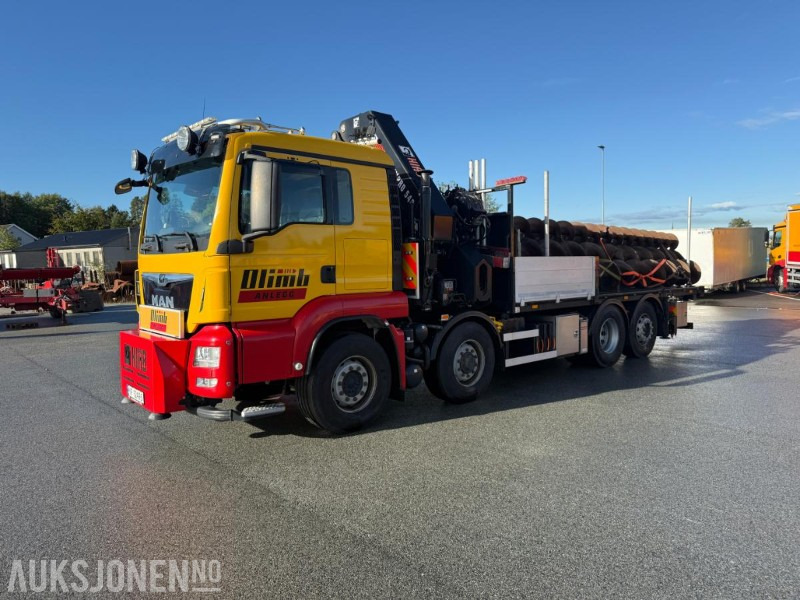 2017 MAN TGS 35.500 KRANBIL M/HIAB X-HIPRO 548 KRAN 8X4 HYDRODRIVE SERVICEHISTORIKK LAV KM. - Camião grua: foto 3 2017 MAN TGS 35.500 KRANBIL M/HIAB X-HIPRO 548 KRAN 8X4 HYDRODRIVE SERVICEHISTORIKK LAV KM. - Camião grua: foto 3