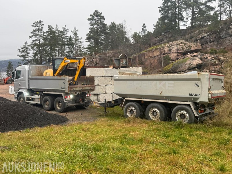 2017 Scania R730 tippbil med Maur trippelkjerre / EURO 6 / 6X4 - Camião basculante: foto 2 2017 Scania R730 tippbil med Maur trippelkjerre / EURO 6 / 6X4 - Camião basculante: foto 2