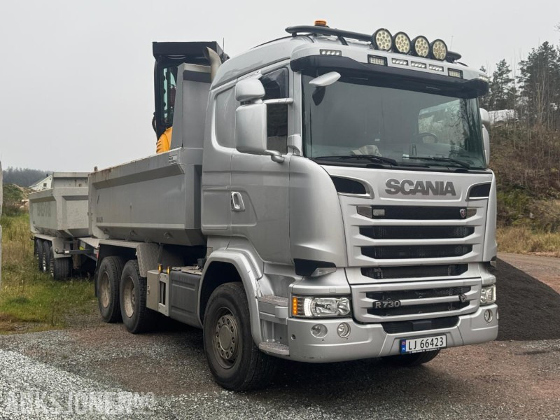 2017 Scania R730 tippbil med Maur trippelkjerre / EURO 6 / 6X4 - Camião basculante: foto 5 2017 Scania R730 tippbil med Maur trippelkjerre / EURO 6 / 6X4 - Camião basculante: foto 5