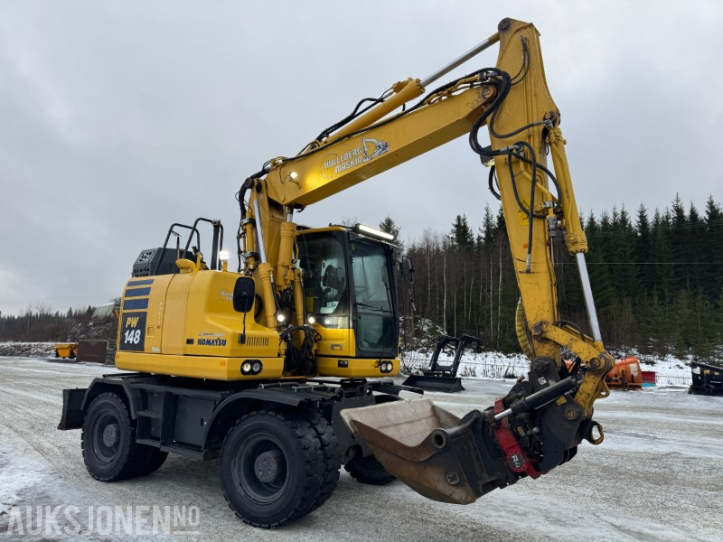 2018 Komatsu PW148-11 hjulmaskin MAKIN GPS, TILTROTATOR MASSE LYS, KAMERAER - Escavadeira de rodas: foto 4 2018 Komatsu PW148-11 hjulmaskin MAKIN GPS, TILTROTATOR MASSE LYS, KAMERAER - Escavadeira de rodas: foto 4