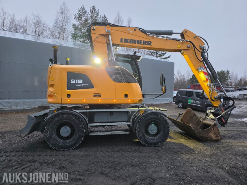 2018 Liebherr A918 compact litronic hjulgraver 18 T - Escavadeira: foto 5 2018 Liebherr A918 compact litronic hjulgraver 18 T - Escavadeira: foto 5