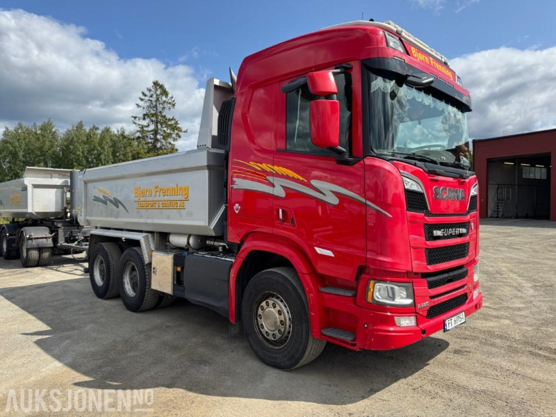 2018 Scania R580 GODT UTSTYRT TIPPBIL MED 3 AKSLET HENGER - Camião basculante: foto 4 2018 Scania R580 GODT UTSTYRT TIPPBIL MED 3 AKSLET HENGER - Camião basculante: foto 4