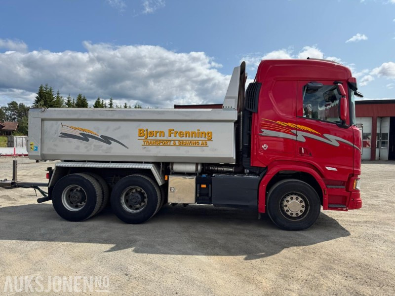 2018 Scania R580 GODT UTSTYRT TIPPBIL MED 3 AKSLET HENGER - Camião basculante: foto 5 2018 Scania R580 GODT UTSTYRT TIPPBIL MED 3 AKSLET HENGER - Camião basculante: foto 5