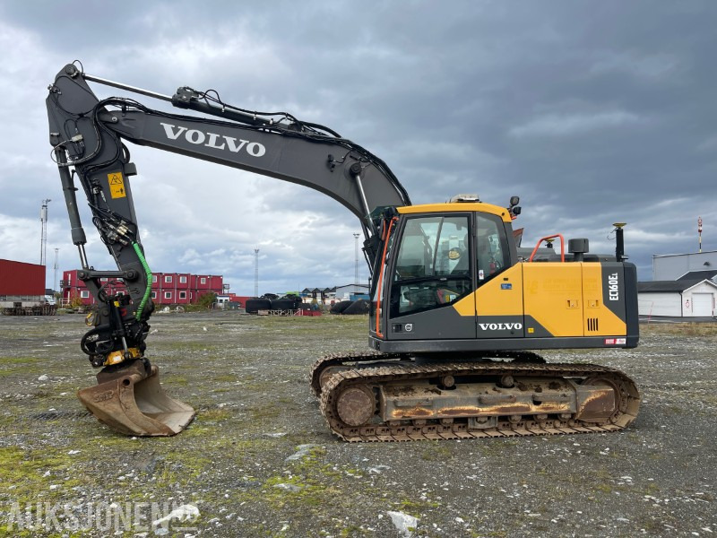 2018 Volvo EC 160 EL Gravemaskin med Engcon tiltrotator, Leica GPS, Sentralsmøring, Hk S60, 5327 timer - Escavadeira: foto 2 2018 Volvo EC 160 EL Gravemaskin med Engcon tiltrotator, Leica GPS, Sentralsmøring, Hk S60, 5327 timer - Escavadeira: foto 2