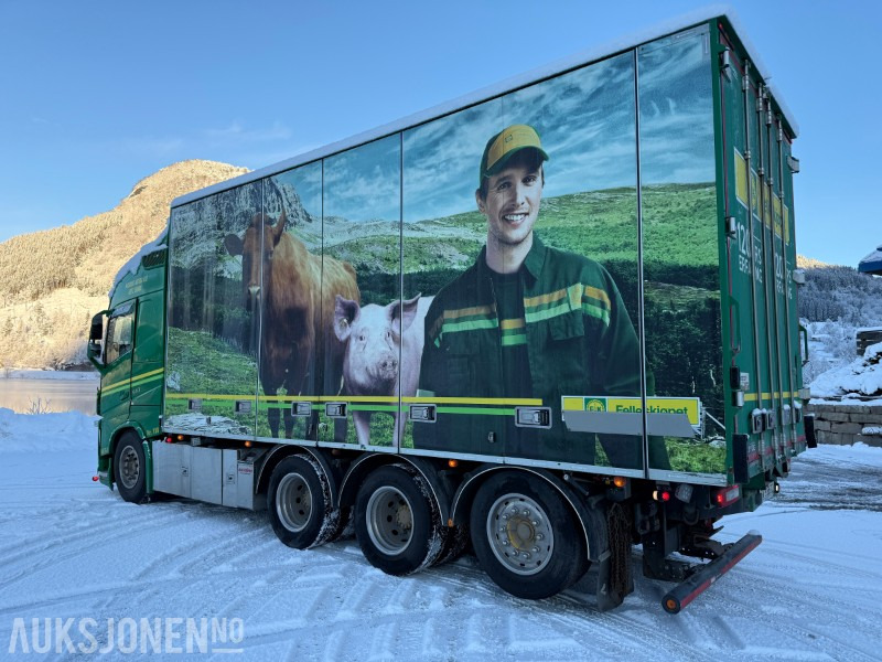 2018 Volvo FH 540 8X4 Skapbil med Bussbygg Volumax påbygg - Eu godkjent - Servicehistorikk - Camião furgão: foto 3 2018 Volvo FH 540 8X4 Skapbil med Bussbygg Volumax påbygg - Eu godkjent - Servicehistorikk - Camião furgão: foto 3