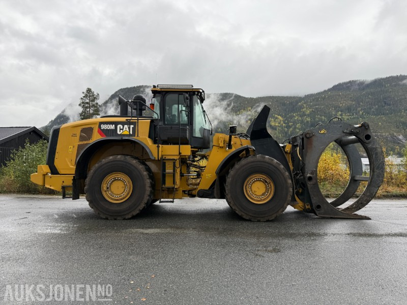 2019 Cat 980M hjullaster for tømmerhåndtering. - Pá carregadora de rodas: foto 4 2019 Cat 980M hjullaster for tømmerhåndtering. - Pá carregadora de rodas: foto 4