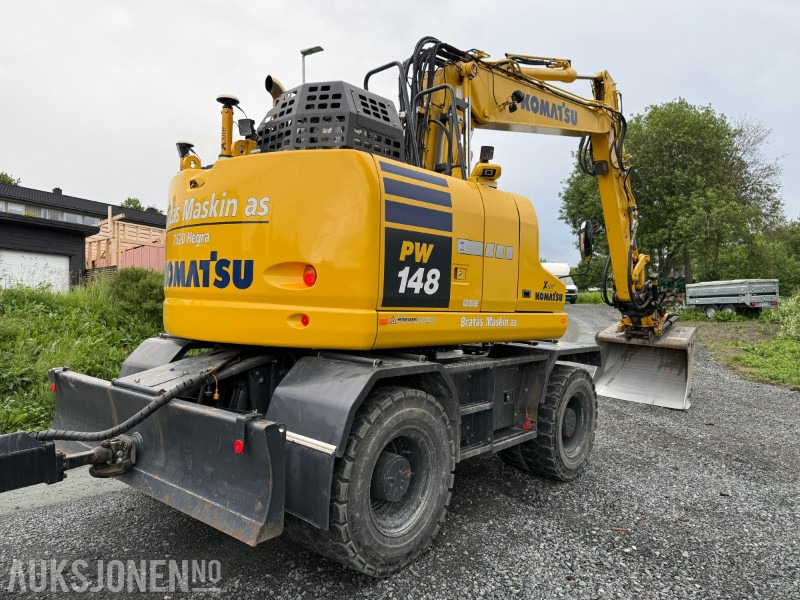 2019 Komatsu PW148-11 Hjulgraver - Leddet bom - GPS - Escavadeira: foto 3 2019 Komatsu PW148-11 Hjulgraver - Leddet bom - GPS - Escavadeira: foto 3