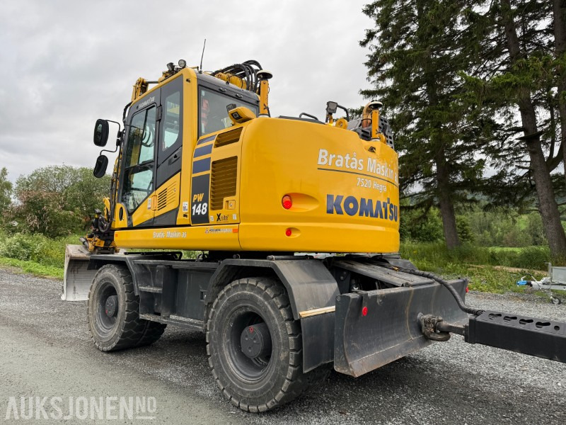 2019 Komatsu PW148-11 Hjulgraver - Leddet bom - GPS - Escavadeira: foto 4 2019 Komatsu PW148-11 Hjulgraver - Leddet bom - GPS - Escavadeira: foto 4