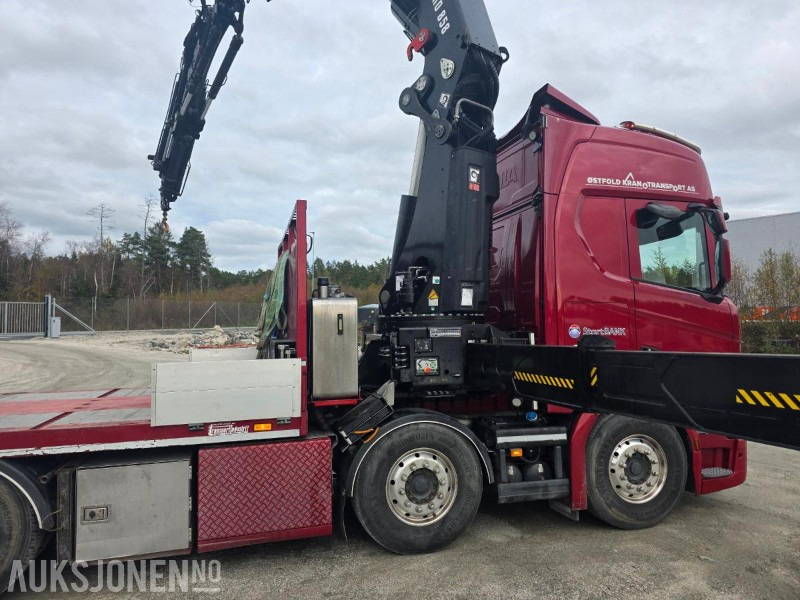 Camião grua 2019 Scania R-serie 580 kranbil / EURO 6 / Topp utstyrt / servicehistorikk / HIAB-kran 858, 80 Tm / Nylig EU: foto 18