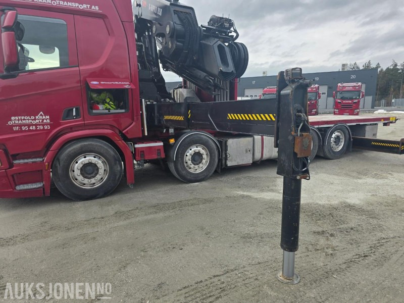 Camião grua 2019 Scania R-serie 580 kranbil / EURO 6 / Topp utstyrt / servicehistorikk / HIAB-kran 858, 80 Tm / Nylig EU: foto 10