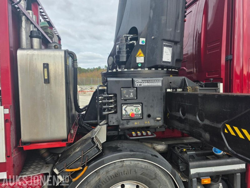Camião grua 2019 Scania R-serie 580 kranbil / EURO 6 / Topp utstyrt / servicehistorikk / HIAB-kran 858, 80 Tm / Nylig EU: foto 17