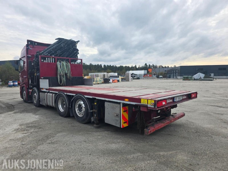 Camião grua 2019 Scania R-serie 580 kranbil / EURO 6 / Topp utstyrt / servicehistorikk / HIAB-kran 858, 80 Tm / Nylig EU: foto 8