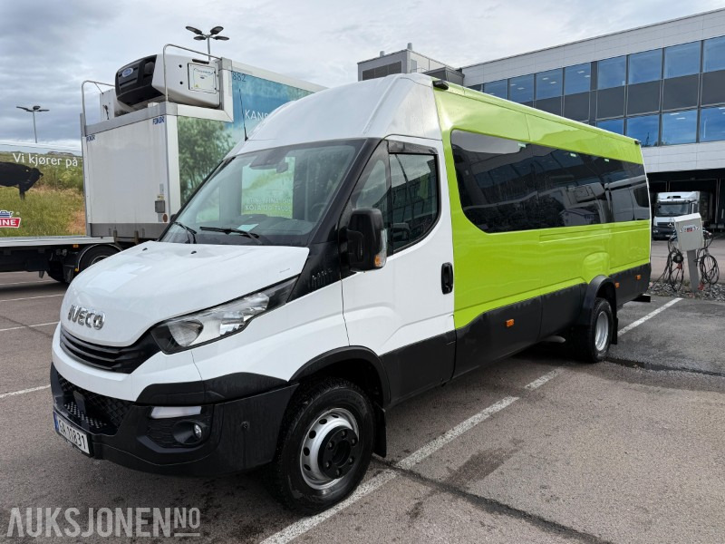 2020 Iveco Daily gass minibuss, luftfjæring, automat, 17 seter, lav km, ekstra seter, tilhengerfeste - Minibus, Furgão de passageiros: foto 1 2020 Iveco Daily gass minibuss, luftfjæring, automat, 17 seter, lav km, ekstra seter, tilhengerfeste - Minibus, Furgão de passageiros: foto 1