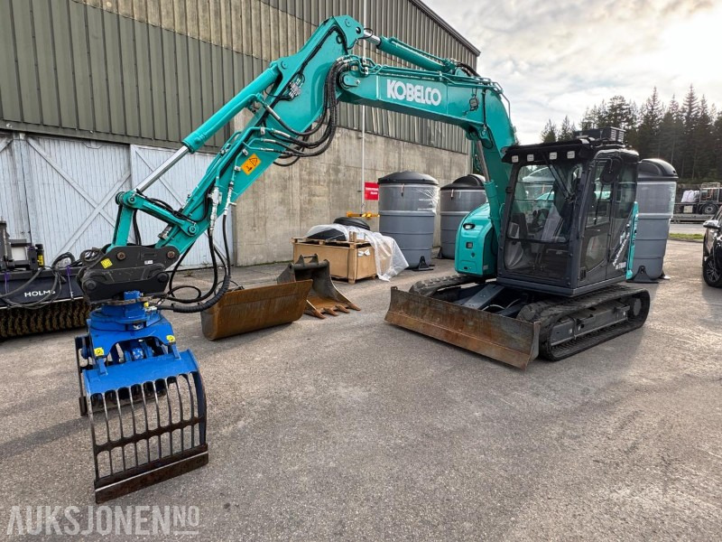 2020 Kobelco SK75SR-7 GRAVEMASKIN MED 2 SKUFFER OG SORTERINGSKLYPE - Escavadeira: foto 3 2020 Kobelco SK75SR-7 GRAVEMASKIN MED 2 SKUFFER OG SORTERINGSKLYPE - Escavadeira: foto 3