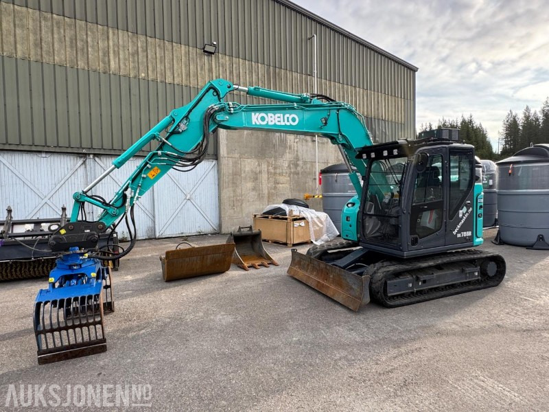 2020 Kobelco SK75SR-7 GRAVEMASKIN MED 2 SKUFFER OG SORTERINGSKLYPE - Escavadeira: foto 1 2020 Kobelco SK75SR-7 GRAVEMASKIN MED 2 SKUFFER OG SORTERINGSKLYPE - Escavadeira: foto 1