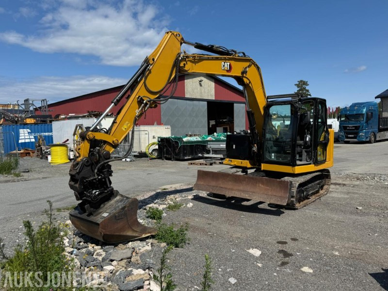 2021 Cat 307.5 gravemaskin med tiltrotator og sentralsmøring / 2 stk skuffer / årskontrollert - Escavadeira: foto 1 2021 Cat 307.5 gravemaskin med tiltrotator og sentralsmøring / 2 stk skuffer / årskontrollert - Escavadeira: foto 1