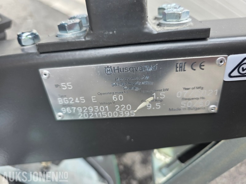 Rolo 2021 Husqvarna BG245 helikopter/glattemaskin - 220 V - 1,5kW: foto 14