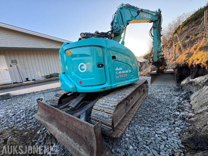 2021 Kobelco SK75SR-7 - 8 tonns Gravemaskin - Sentralsmøring - Engcon tiltrotator - Hammer - Pusskuffe - Gallerskufffe - Graveskuffe - Smalskuffe og Klype - Gått 2732 timer - Escavadeira: foto 5 2021 Kobelco SK75SR-7 - 8 tonns Gravemaskin - Sentralsmøring - Engcon tiltrotator - Hammer - Pusskuffe - Gallerskufffe - Graveskuffe - Smalskuffe og Klype - Gått 2732 timer - Escavadeira: foto 5