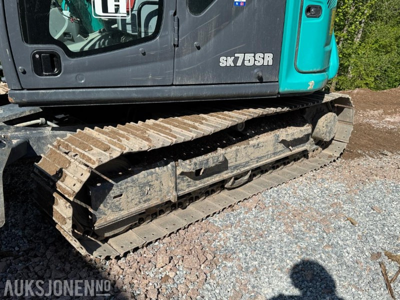 Escavadeira 2022 Kobelco SK75SR-7 / Tiltrotator / 866 timer: foto 11