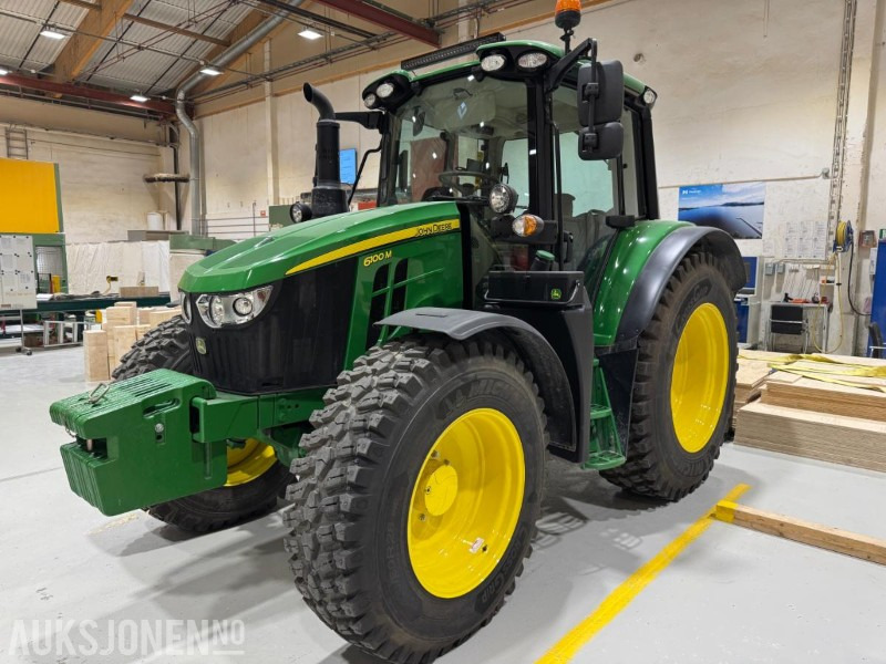 2023 John Deere 6100M TRAKTOR MED 2 SETT HJUL, KUN 1543 TIMER - Trator: foto 1 2023 John Deere 6100M TRAKTOR MED 2 SETT HJUL, KUN 1543 TIMER - Trator: foto 1