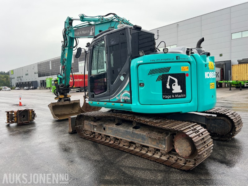 2023 Kobelco SK140SRLC-5 med Engcon tilt, grav, puss og klype - Escavadeira: foto 4 2023 Kobelco SK140SRLC-5 med Engcon tilt, grav, puss og klype - Escavadeira: foto 4