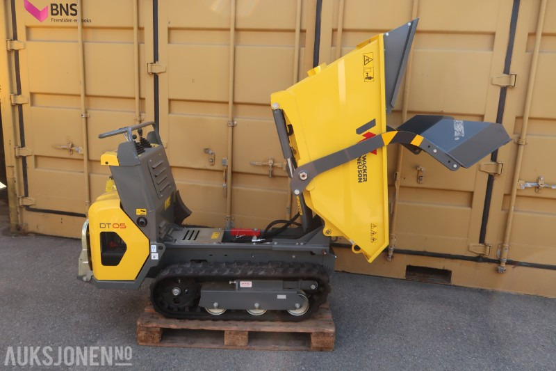 2023 Wacker Neuson DT05 beltedumper med selvlaster - kun 3 timer - Dumper: foto 1 2023 Wacker Neuson DT05 beltedumper med selvlaster - kun 3 timer - Dumper: foto 1