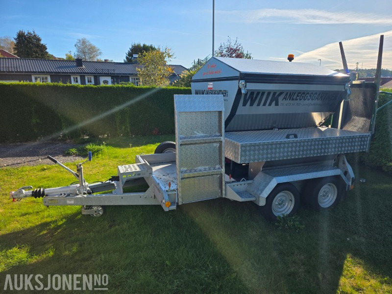 2024 Brian James Trailers A-Type asfalthenger med 2021 Svepac F 90A vibroplate 2.9kW, 2022 Honda EU22i strømaggregat og utstyr - Equipamento de construção: foto 1 2024 Brian James Trailers A-Type asfalthenger med 2021 Svepac F 90A vibroplate 2.9kW, 2022 Honda EU22i strømaggregat og utstyr - Equipamento de construção: foto 1