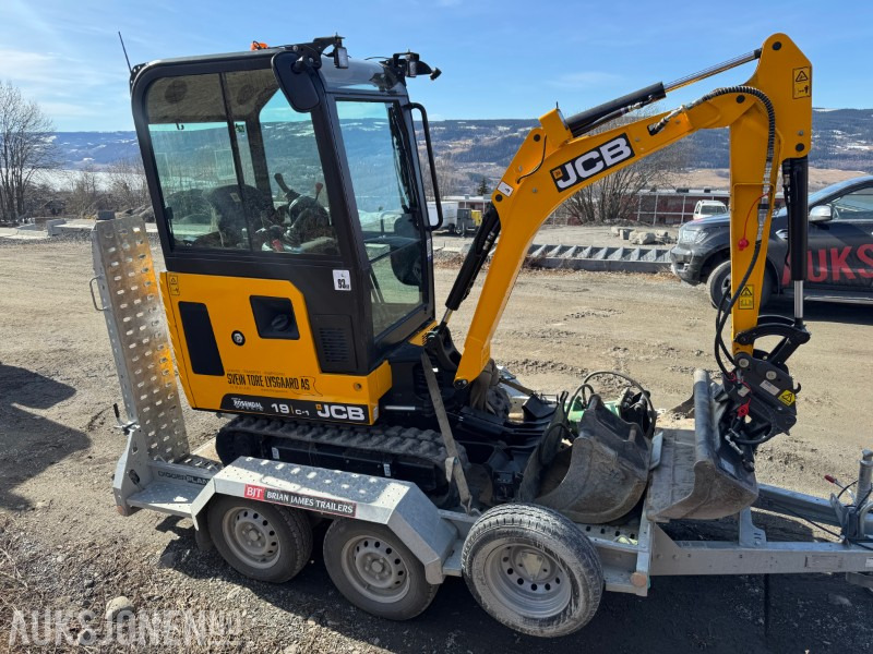 2024 JCB 19 C-1 MINIGRAVER, 3 SKUFFER, PIGGHAMMER, MASKINHENGER, KUN 200 TIMER, UTVIDET GARANTI - Mini escavadeira: foto 4 2024 JCB 19 C-1 MINIGRAVER, 3 SKUFFER, PIGGHAMMER, MASKINHENGER, KUN 200 TIMER, UTVIDET GARANTI - Mini escavadeira: foto 4