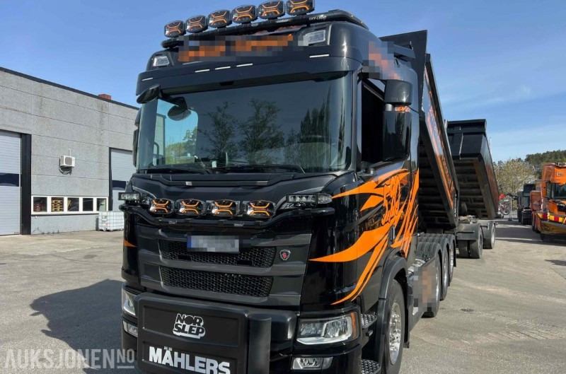 2024 Scania R590 8x4 krokbil - 12 000 km - serviceavtale - Camião polibenne: foto 1 2024 Scania R590 8x4 krokbil - 12 000 km - serviceavtale - Camião polibenne: foto 1