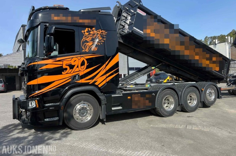 2024 Scania R590 8x4 krokbil - 12 000 km - serviceavtale - Camião polibenne: foto 3 2024 Scania R590 8x4 krokbil - 12 000 km - serviceavtale - Camião polibenne: foto 3